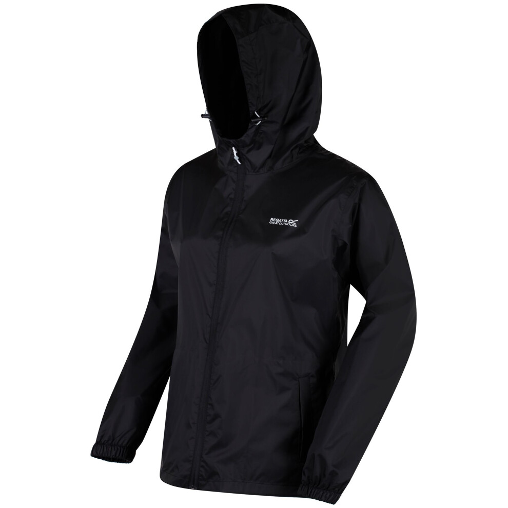 Regatta Women's Black Pack-It Iii Waterproof Packaway Jacket In | : Size 14 - Image 8