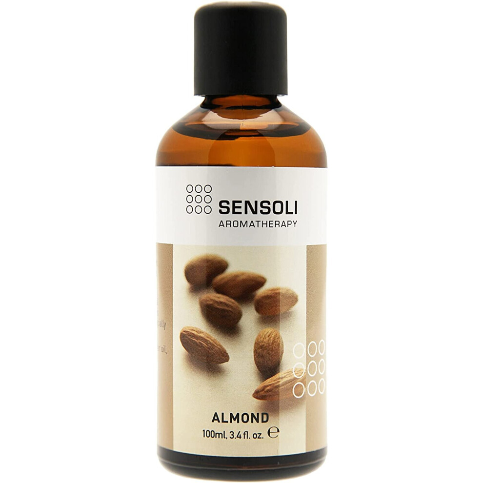 Sensoli Almond Carrier Oil 100Ml In Glass Bottle