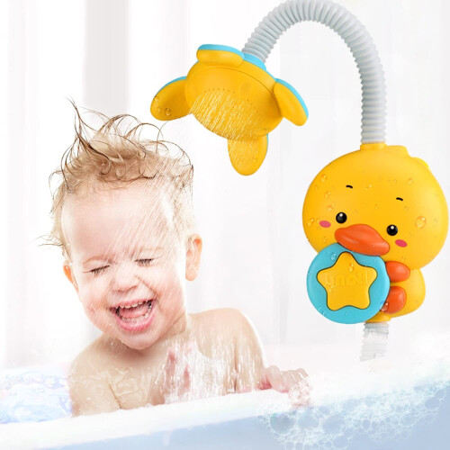 Ranpo Cute Electric Duck Bath Toys With Adjusted Hose 2