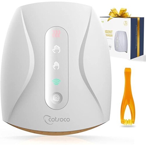 Cotsoco Electric Hand Massager with Heat, Air Compression Palm Massage