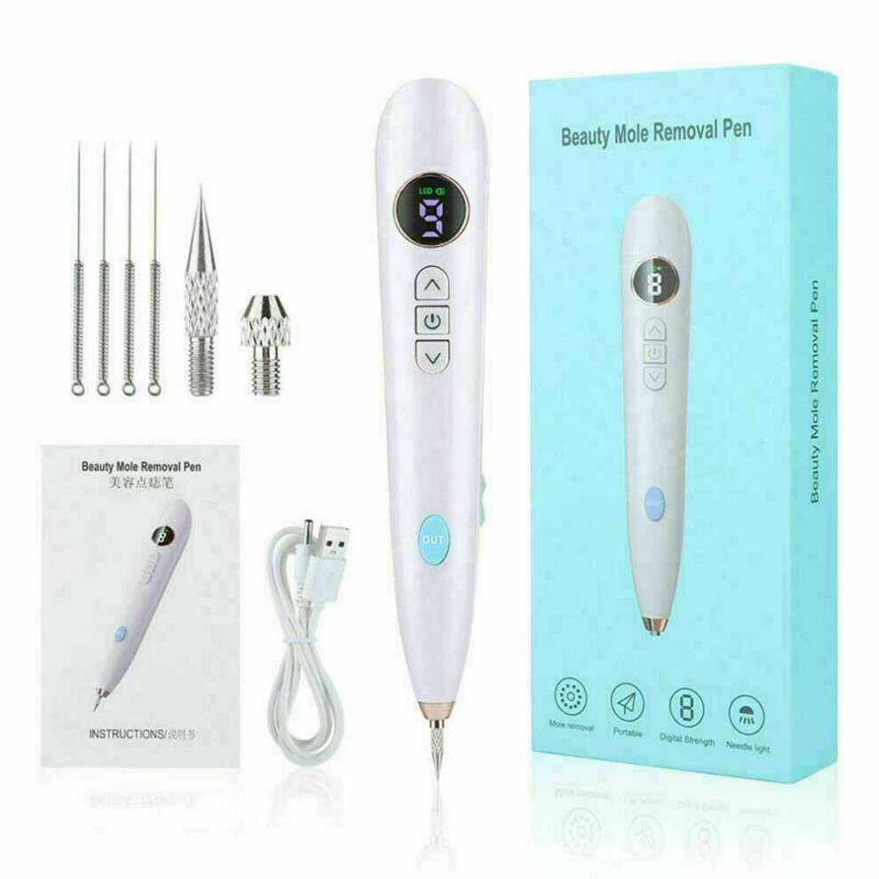 Laser Plasma Pen Mole Removal Dark Spot Skin Tag Tattoo Mole Wart Remover Pen