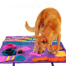 Washable Pet Dog Snuffle Mat Activity Training Sniffing Pad Puzzle Toy Blanket