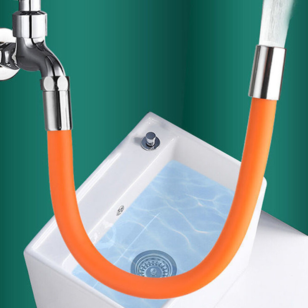 (50Cm) Universal Flexible Extension Tube 360 Rotate Faucet Sprayer Extension Hose 9085286589457