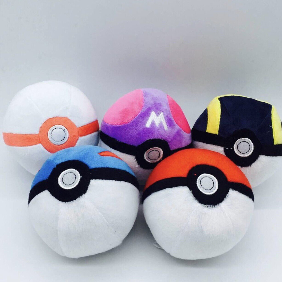 12cm Pokemon Pokeball Plush Toy Stuffed Doll Kids Gift on OnBuy