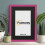 (A2 Pic (A1 Frame)) Pink Picture Frame / LW Style Wall Art Frame / Modern Photo Frames With Black Mount 7