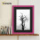 (A2 Pic (A1 Frame)) Pink Picture Frame / LW Style Wall Art Frame / Modern Photo Frames With Black Mount 11