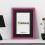 (A2 Pic (A1 Frame)) Pink Picture Frame / LW Style Wall Art Frame / Modern Photo Frames With Black Mount 15
