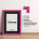 (A2 Pic (A1 Frame)) Pink Picture Frame / LW Style Wall Art Frame / Modern Photo Frames With Black Mount 16