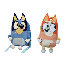 (2pcs) Bluey Children School Nursery Plush Backpack Toddler Pack Kids Casual Bag