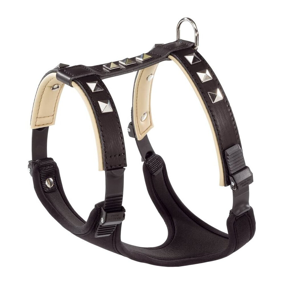 Ferplast Giotto Luxor Dog Harness, 50 - 70 cm/ 75 - 95 cm, Black