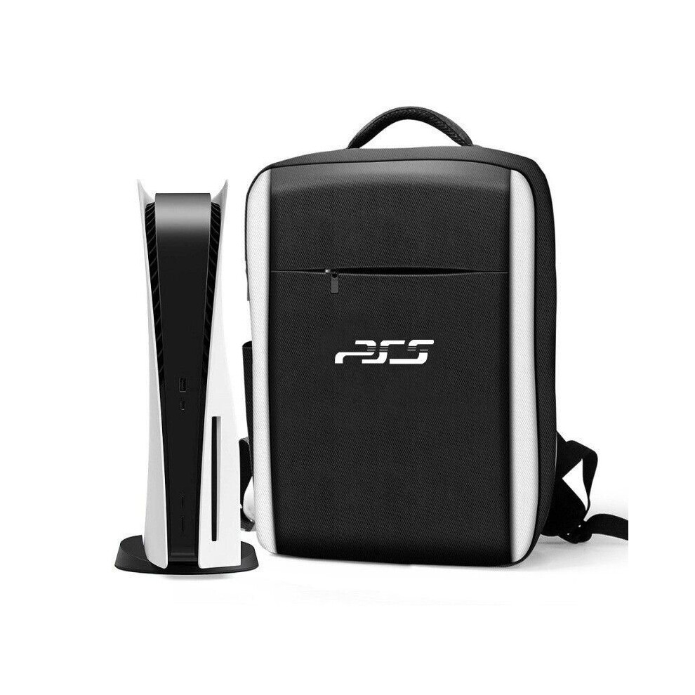 ( C) For Ps5 Protect Host Storage Bag Gamepad Accessories Backpack Travel Carrying Black 692912821615