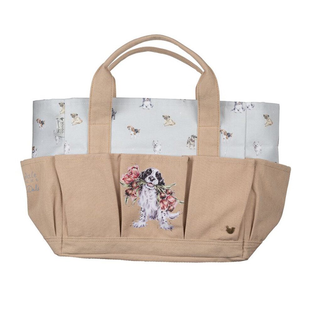 Wrendale Large Fabric 'Dog Friends' Garden Tool Bag | Gardening Gift | Designs