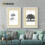 (A3 Pic (A2 Frame)) White Picture Frame / LW Style Wall Art Frame / Modern Photo Frames With Ivory mount 8