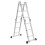4.7M 14 in 1 Aluminium Folding Ladder Multi Position Purpose Platform 3