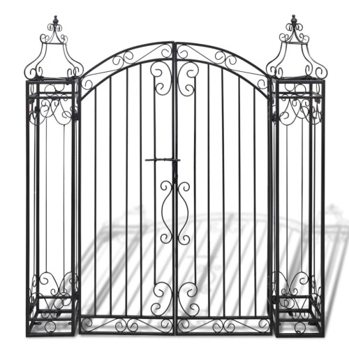 VidaXL vidaXL Zierendes Gartentor Schmiedeeisen 12220,5134 cm 1