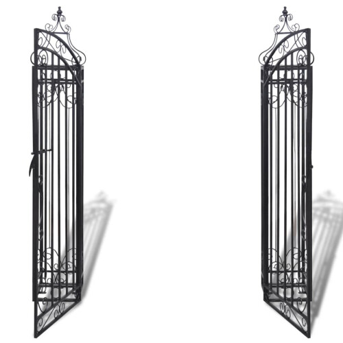 VidaXL vidaXL Zierendes Gartentor Schmiedeeisen 12220,5134 cm 2