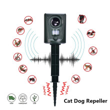 Ultrasonic Garden Animal Repeller - Battery-Powered Cat, Dog & Pest Deterrent with Infrared Sensor, Weatherproof