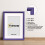 (A3 Pic (A2 Frame)) Purple Picture Frame / LW Style Wall Art Frame / Modern Photo Frames With White Mount 16