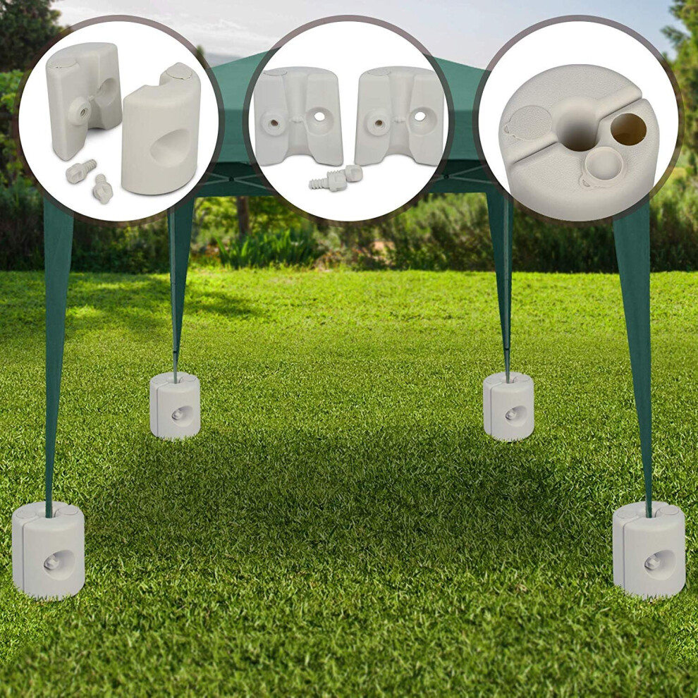 4 Set Gazebo Foot Leg Pole Anchor Weights Marquee Market Stall Weighted Feet DIY