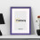 (A3 Pic (A2 Frame)) Purple Picture Frame / LW Style Wall Art Frame / Modern Photo Frames With White Mount 15