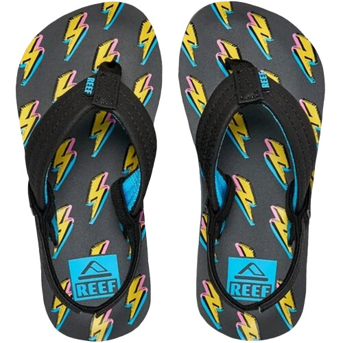 Reef Kids Boys Little AHI Summer Beach Pool Sandals Thongs Flip Flops Bolt Up