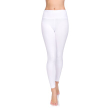 (White, 16/18) FUTURO FASHION Women's Cotton Rich Full Length High Waisted Leggings Tummy Control Yoga Fitness Ladies Solid Slimming Stretchy Pants Plus Sizes LWP