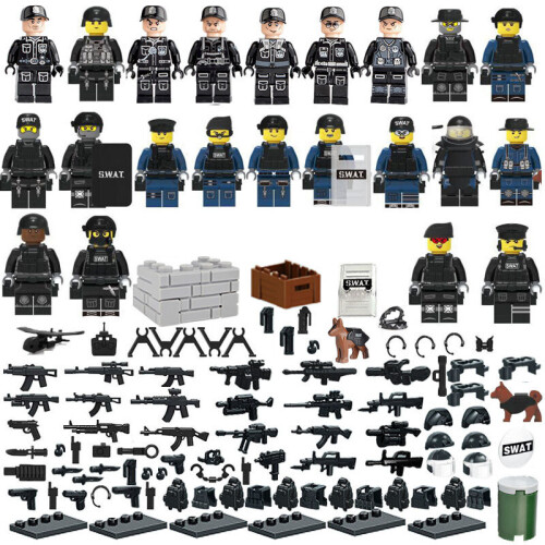 Swat team hot sale figures