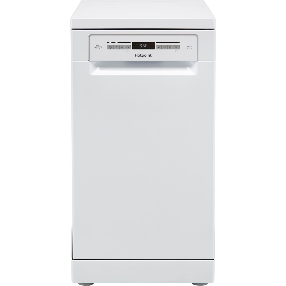 Hotpoint HSFO3T223WUK Slimline Dishwasher - 10 Place Settings - 9 Programmes - White HSFO3T223WUK - Image 3