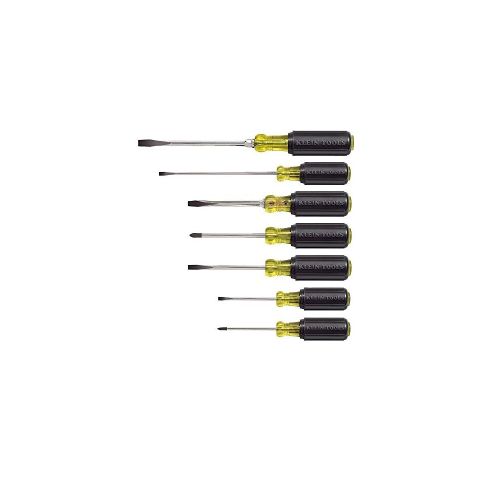 Klein Tools 85076 7 Piece Cushion-Grip Screwdriver Set 013440053215