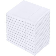 Utopia Bedding Pillow Cases 12 pack - White pillowcases (50x75cm) - Soft Brushed Microfibre Pillow Cover with Envelope Closure