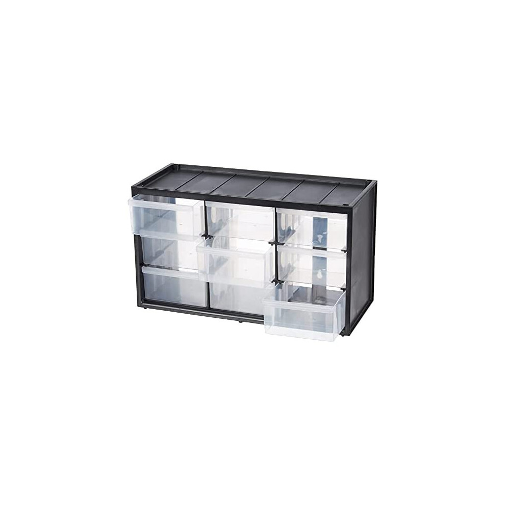 Stanley 1-93-978 Storage Box with 9 Compartments, Black