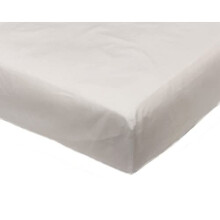 Percale 2ft 6" Fitted Bunk Bed Sheet Childrens Caravan Boat Motor Home Polycotton Bedding (White)