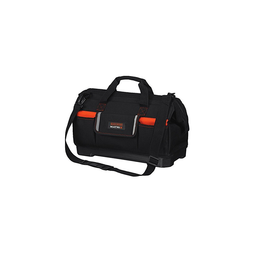 BLACK+DECKER Tool Tote Bag for Matrix System, Wide-Mouth (BDCMTSB)