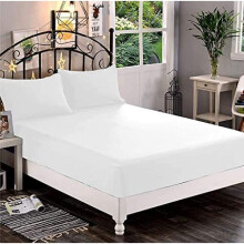 Premium Hotel Quality 1-Piece Fitted Sheet, Luxury & Softest 1500 Thread Count Egyptian Quality Bedding Fitted Sheet Deep Pocket up to 16inch, Wr