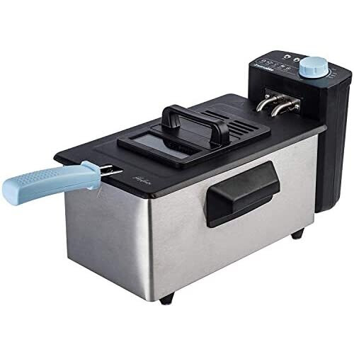 Universal Blue Crispy Deep Fryer, Capacity 3 Litres, Power 2000 W