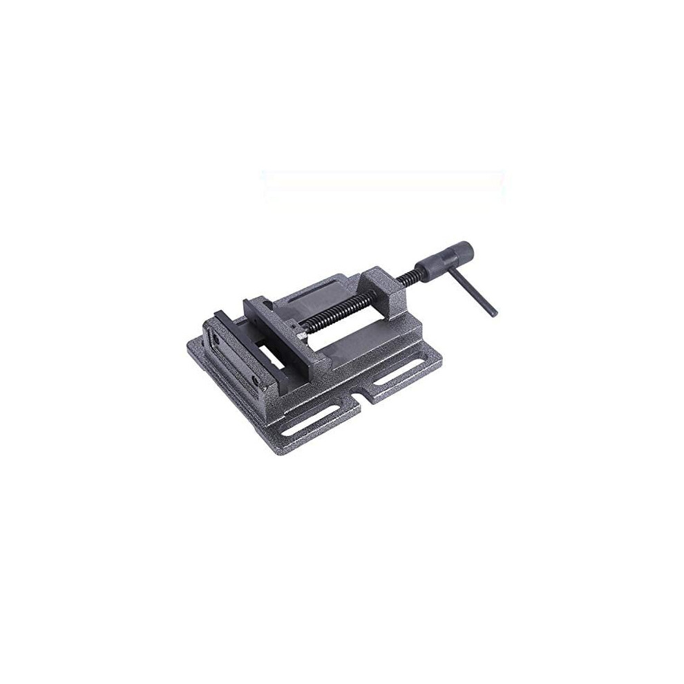 Katsu Drill Press Vice 75Mm, Professional Quality German Type Pillar Drill Bench Clamp For Workshop And Milling Drilling Machines 4022743 5060524763473