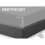 Sapphire Collection 200 Thread Count 100% Egyptian Cotton Fitted Sheet (Double, Grey) 2