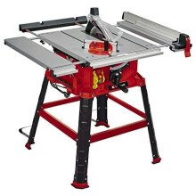 Einhell 4340515 Table Saw (Max. 2200 W, Soft Start, Parallel/Angle Stop, Tilting Saw Blade, Height-adjustable Up to 80 mm, Table Length and Width