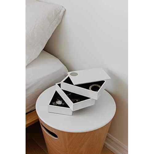 Umbra Umbra Spindle Storage Box, White 1