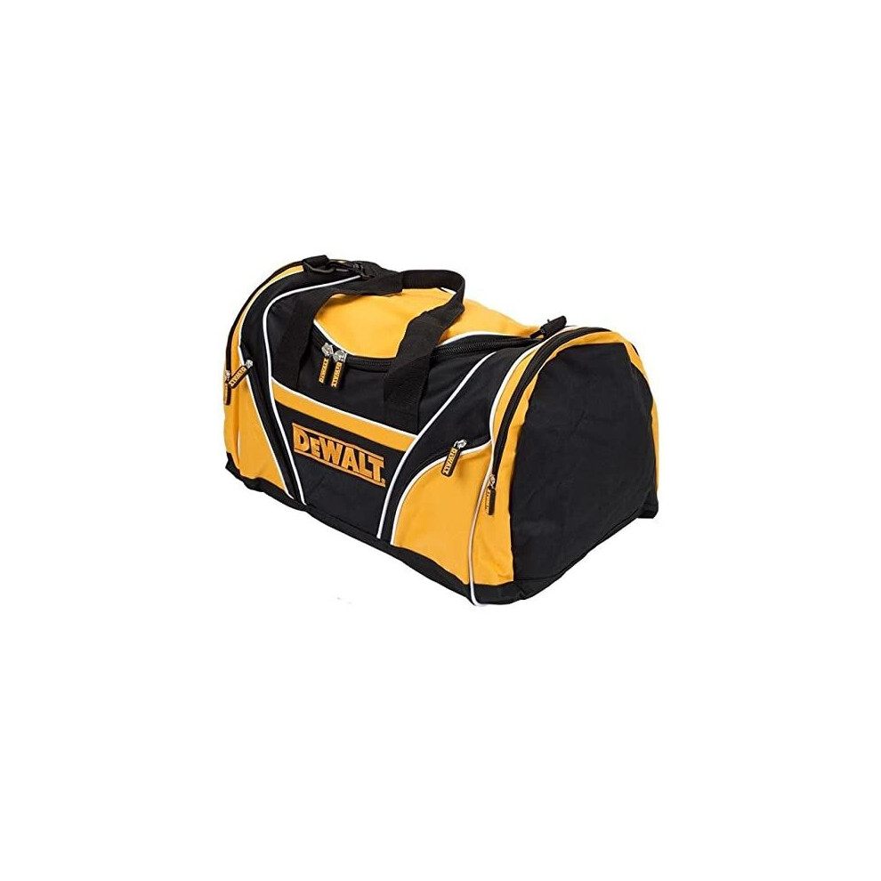 Dewalt Tool Bag 18" 46cm Toolbag Yellow Black Open Top DIY Gym Tools Holdall