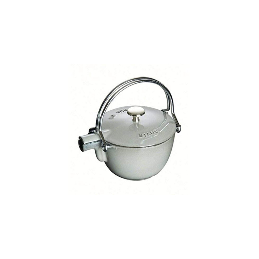 STAUB 40509-420-0 Cast Iron Tea Pot, Graphite Grey