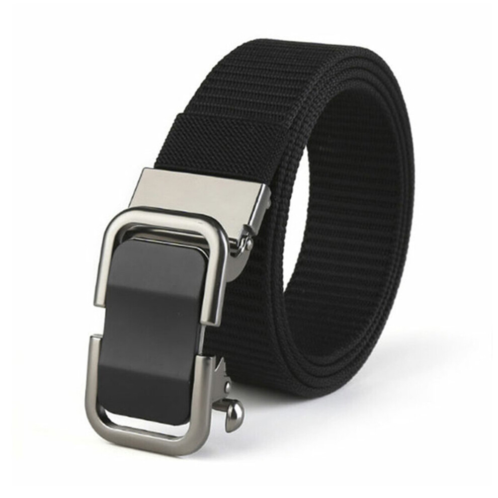 (Black) Men's Nylon Belt