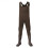(UK9 EU43, Brown) Dirt Boot 100% Waterproof Neoprene Chest Waders 1