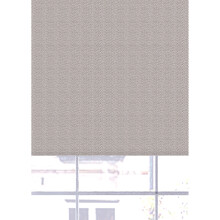 (180 cm Width x 140 cm Drop, Grey) Lister Cartwright Blackout Roller Blinds Windows Child Safety Herringbone Effect