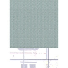 (120 cm Width x 140 cm Drop, Blue) Lister Cartwright Blackout Roller Blinds Windows Child Safety Herringbone Effect