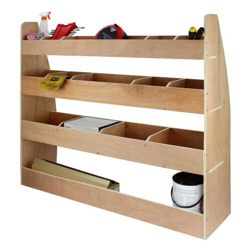 T-Mech 11m2 Anthrazit Van Lining Teppich Super Stretch mit Kleber &amp; VW Caddy Racking 2