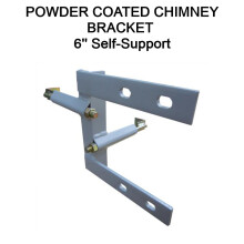 6'' Inch Powder Flow-Coated Steel Chimney Corner Self-Supported Bracket for Aerial Mast