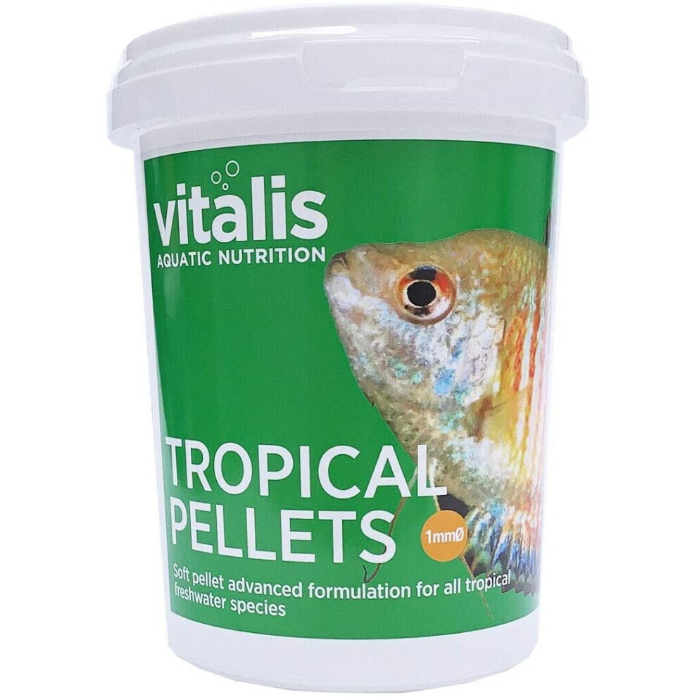 Vitalis Aquatic Nutrition Vitalis Tropical Pellets Xs 1.8Kg Fish Food