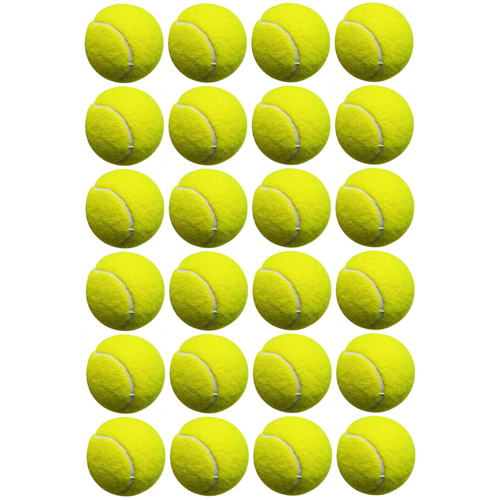 (MEGA PACK ( 24 x TENNIS BALLS )) TENNIS BALLS Outdoor SPORTS CRICKET Dog Training