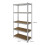 2x 5-tier Galvanised Racking Units Heavy Duty Storage Shelf Garage Warehouse 4